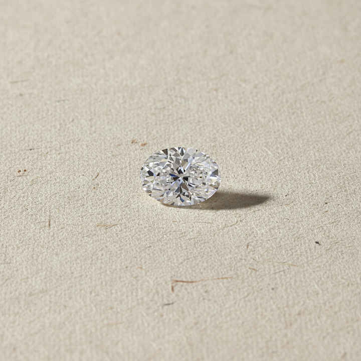 1.50 Carat Oval Cut Lab Grown Diamond, VS1/D