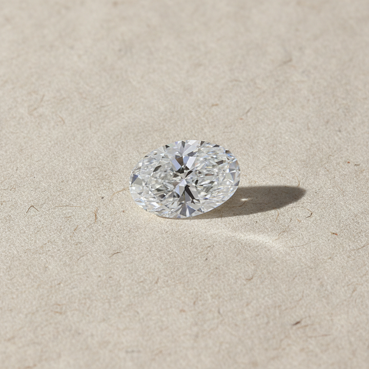 1.50 Carat Oval Cut Lab Grown Diamond, VS1/D