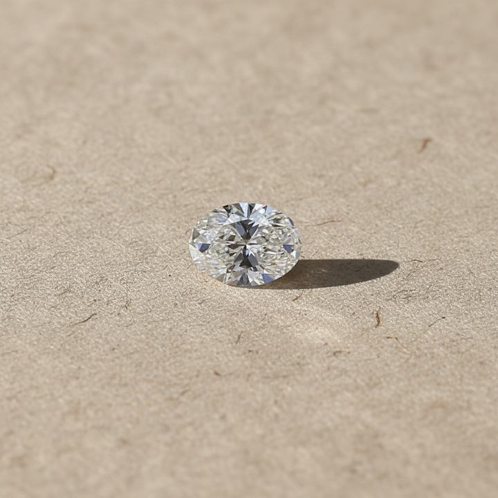 1.50 Carat Oval Cut Lab Grown Diamond, VS1/F