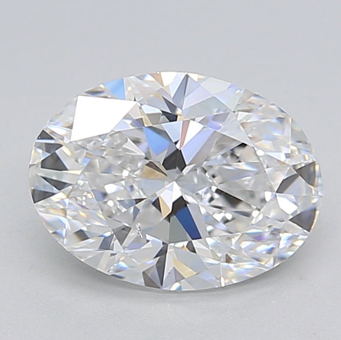 1.50 Carat Oval Cut Lab Grown Diamond VS2 D