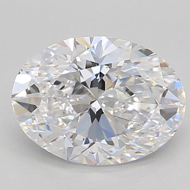 1.50 Carat Oval Cut Lab Grown Diamond VS2 D