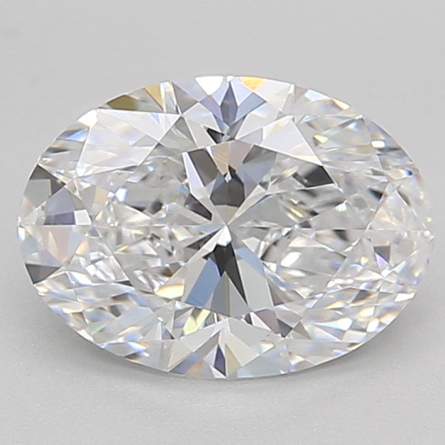 1,50 karaat ovaal geslepen laboratorium-gegroeide diamant VS2 D