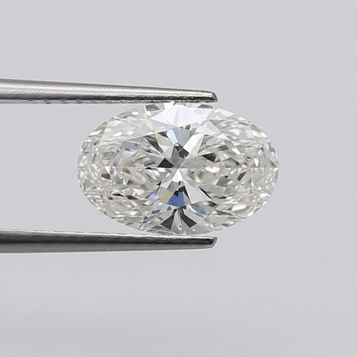 1.50 Carat Oval Cut Lab Grown Diamond, VS2/F
