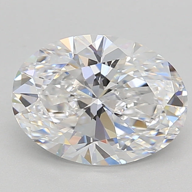 1,50 karaat ovaal geslepen lab-grown diamant VVS2 D