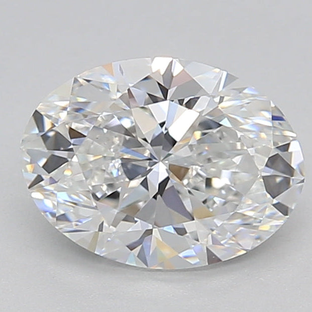 1,50 karaat ovaal geslepen laboratoriumdiamant VVS2 E