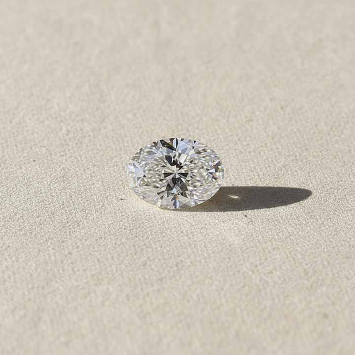 1.50 Carat Oval Lab Grown Diamond, SI1/E