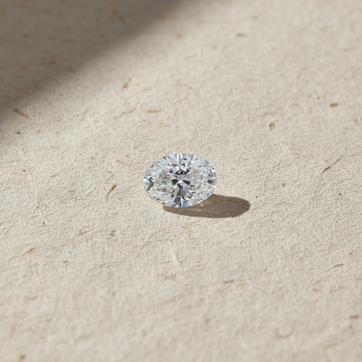 1.50 Carat Oval Lab Grown Diamond, VS1/D