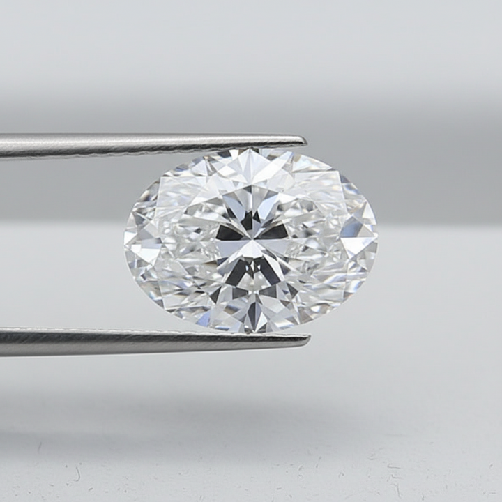 1.50 Carat Oval Lab Grown Diamond, VS1/D