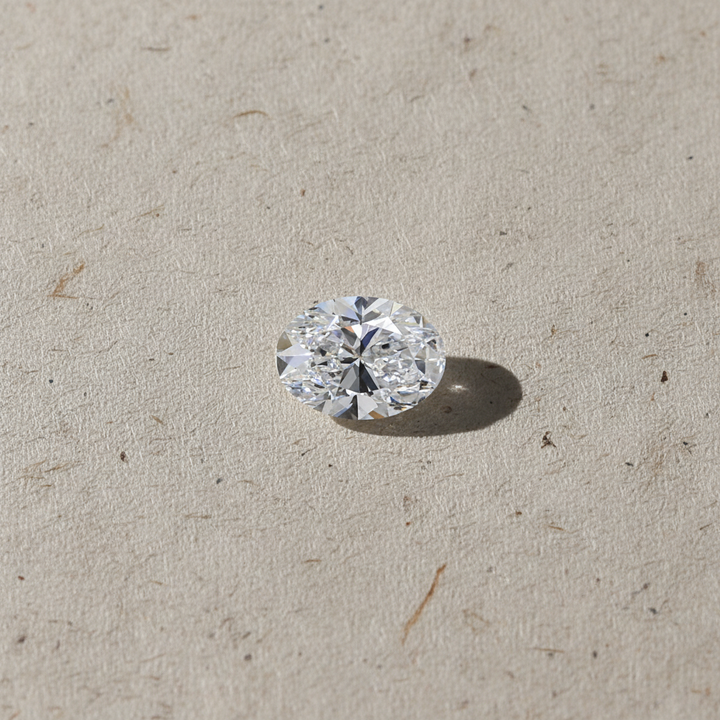 1.50 Carat Oval Lab Grown Diamond, VS1/D