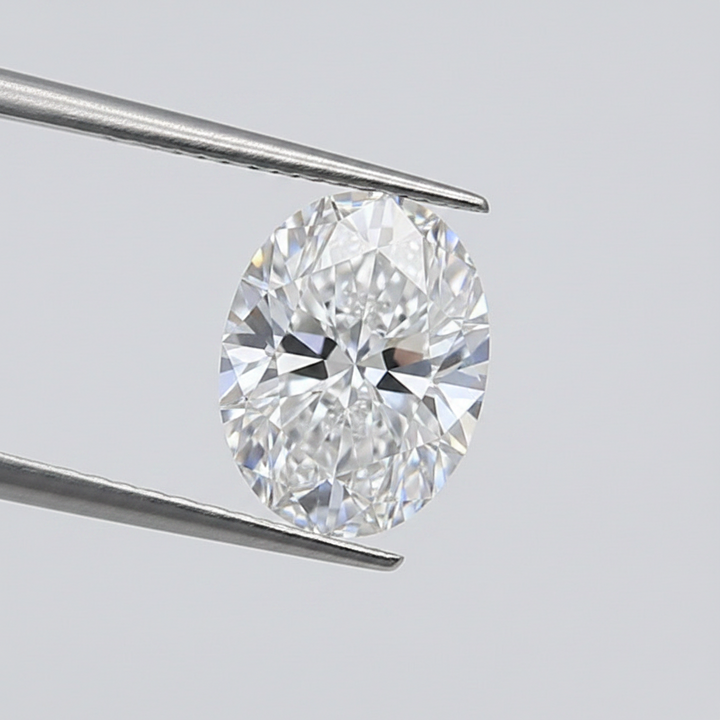 1.50 Carat Oval Lab Grown Diamond, VS1/E