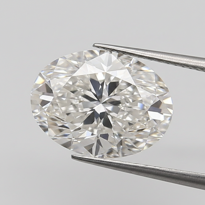 1.50 Carat Oval Lab Grown Diamond, VS1/F