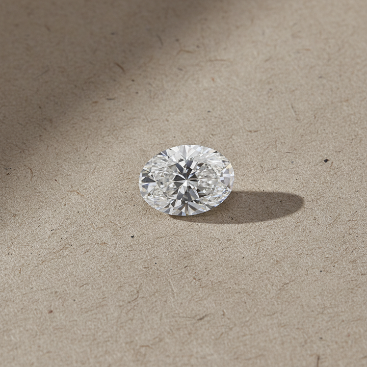 1.50 Carat Oval Lab Grown Diamond, VVS1/D