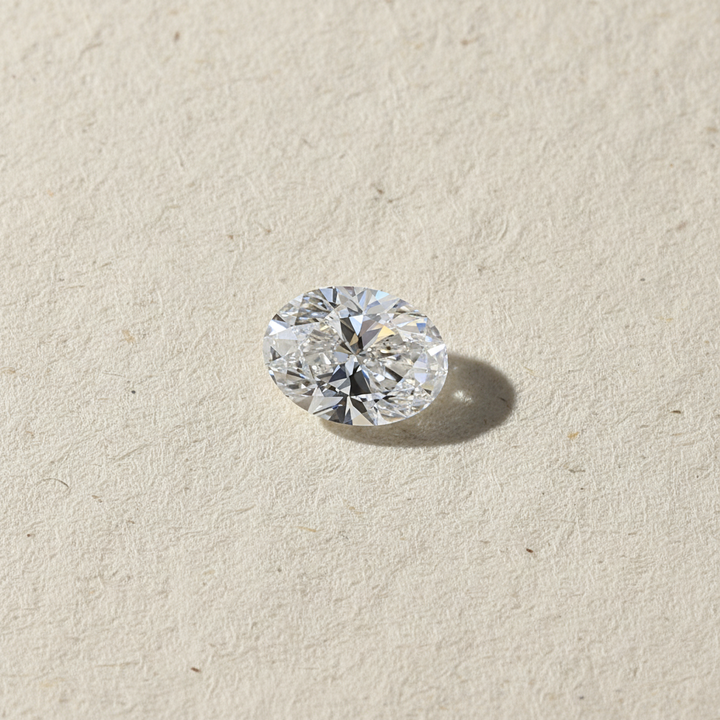 1,50 Karat ovaler, im Labor gezüchteter Diamant, VVS1/D