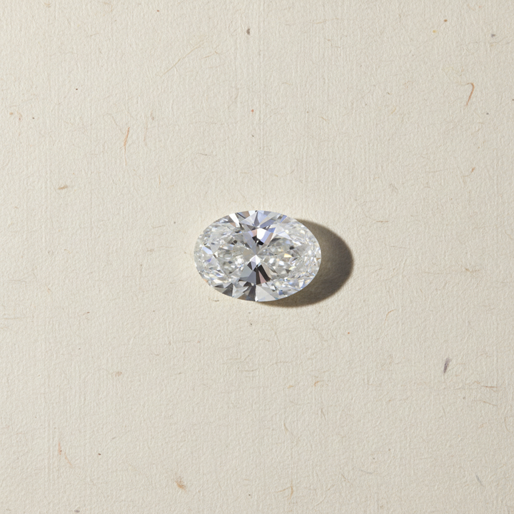 1.50 Carat Oval Lab Grown Diamond, VVS2/E