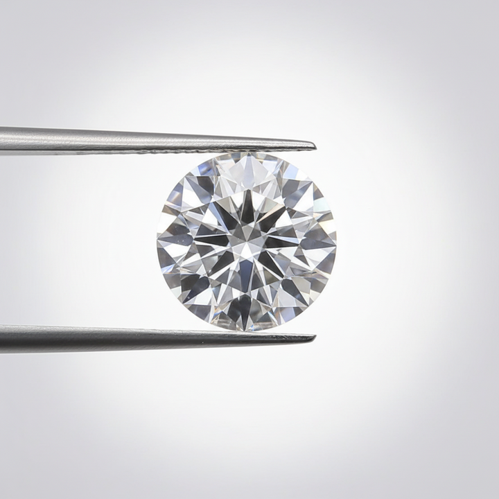 1,50 karaat ronde geslepen laboratoriumdiamant, VS1/E