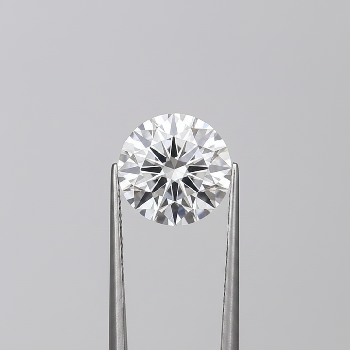 1,50 karaat ronde geslepen laboratoriumdiamant, VS1/E