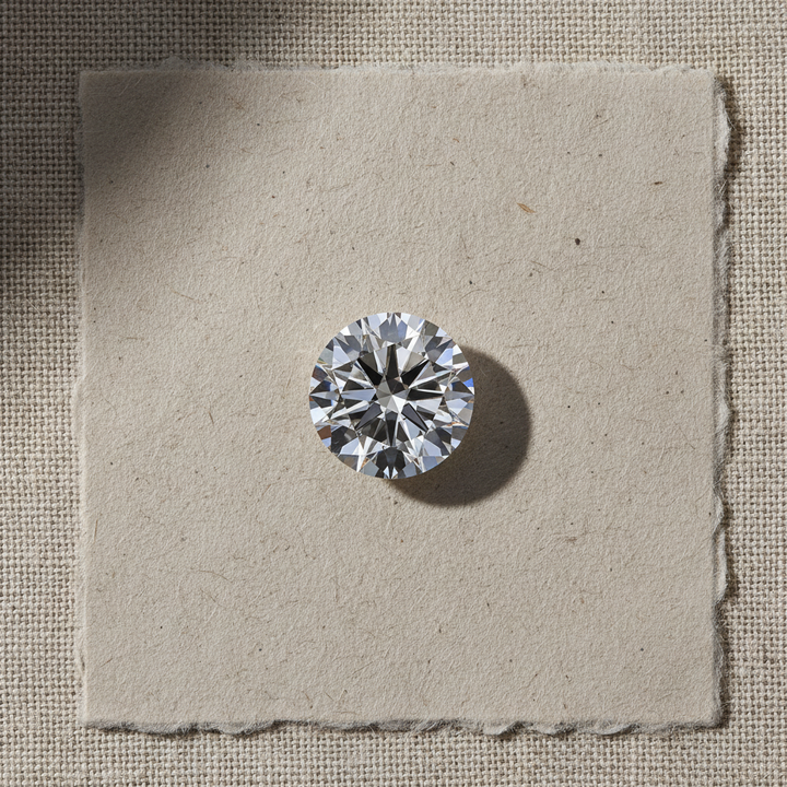 1,50 karaat ronde laboratorium-gegroeide diamant, IF/D