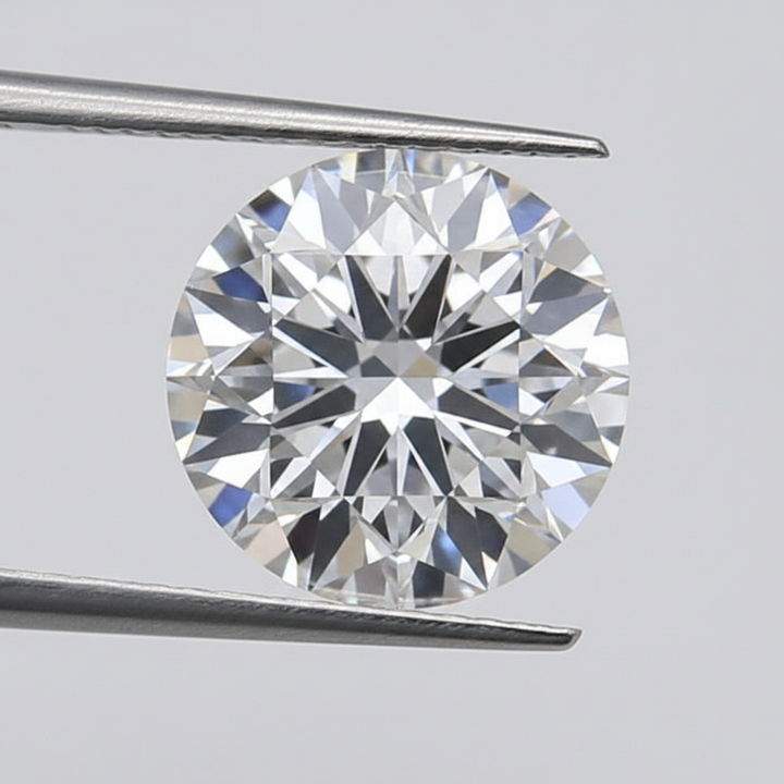 1,50 karaat ronde laboratorium-gegroeide diamant, IF/D