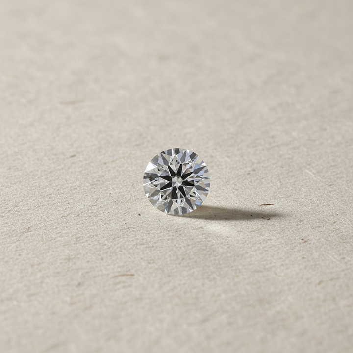 1,50 karaat ronde lab-gegroeide diamant, VS1/D