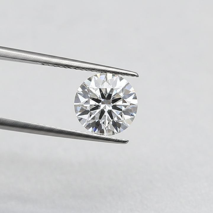 1,50 karaat ronde lab-gegroeide diamant, VS1/D