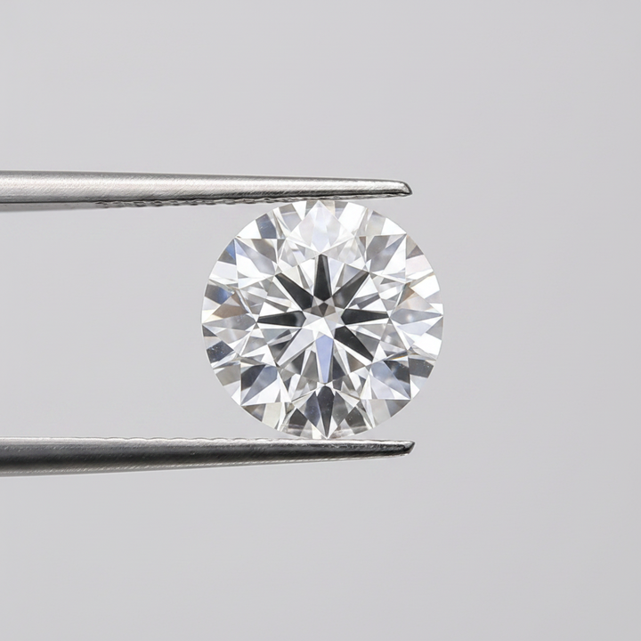 1,50 karaat ronde lab-gegroeide diamant, VS1/D
