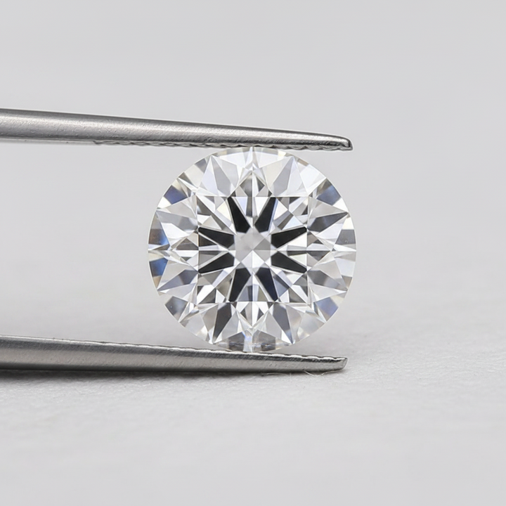 1,50 karaat ronde lab-gegroeide diamant, VS1/D