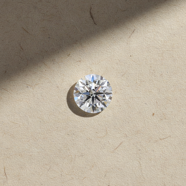 1,50 karaat ronde lab-gegroeide diamant, VS1/D