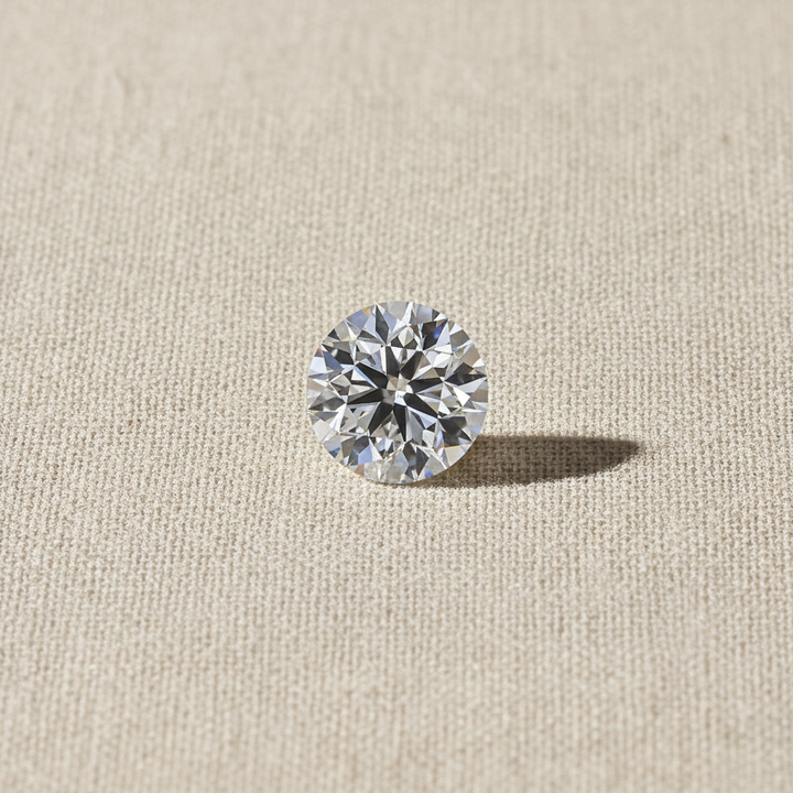 1,50 karaat ronde lab-gegroeide diamant, VS1/D