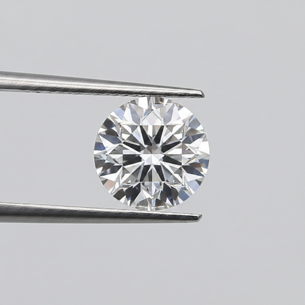 1,50 karaat ronde lab-gegroeide diamant, VS1/D