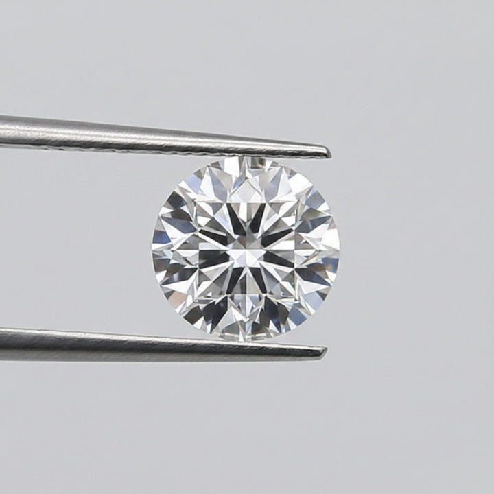1,50 karaat ronde lab-gegroeide diamant, VS1/D