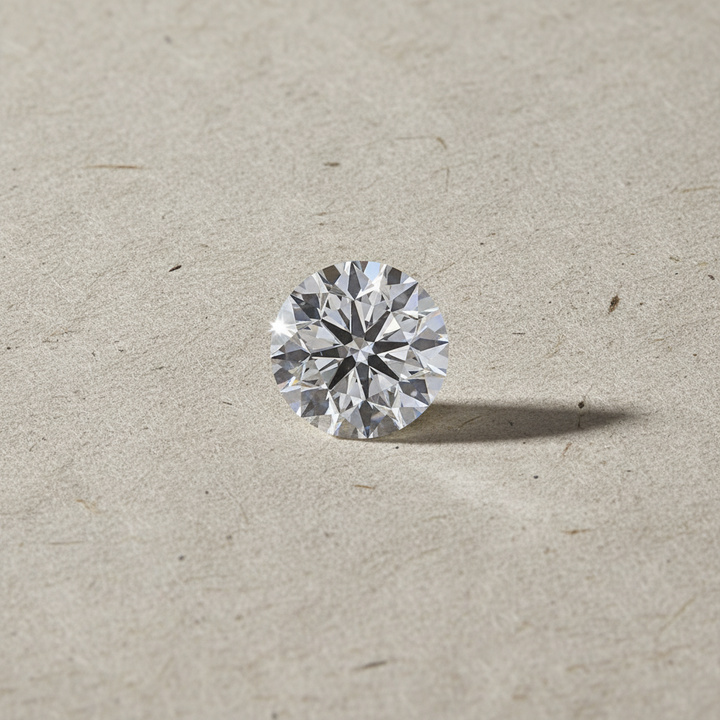 1,50 karaat ronde lab-gegroeide diamant, VS1/D