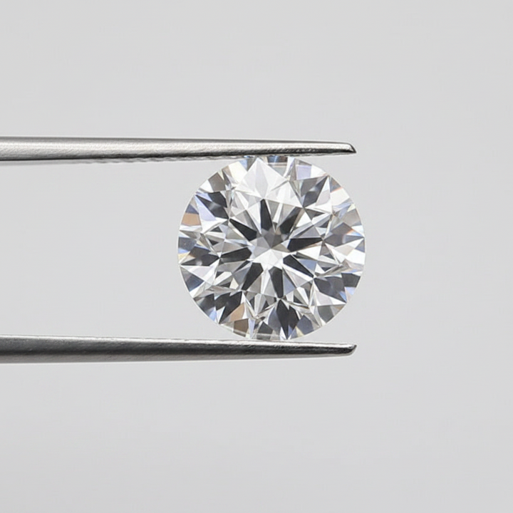 1,50 karaat ronde lab-gegroeide diamant, VS1/D