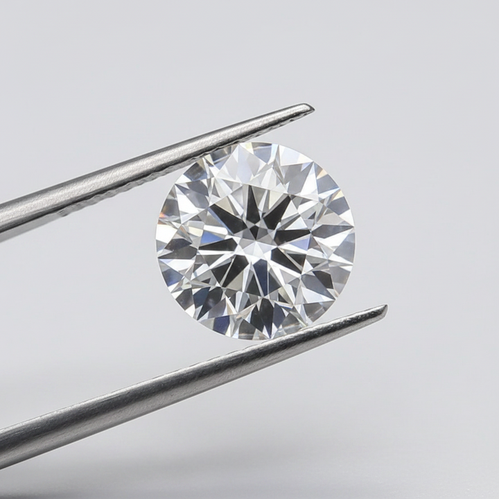 1,50 karaat ronde lab-gegroeide diamant, VS1/D