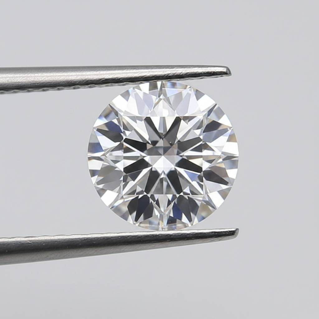 1,50 karaat ronde lab-gegroeide diamant, VS1/D
