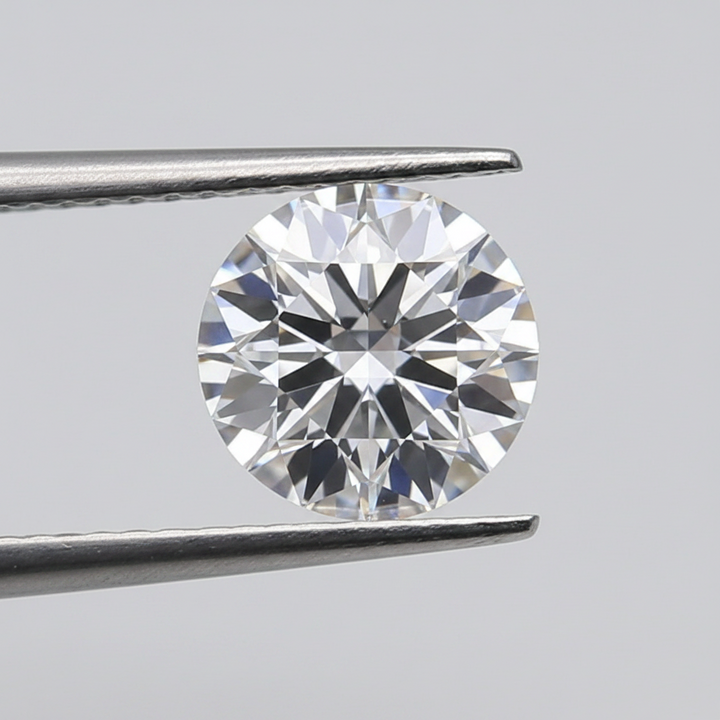 1,50 karaat ronde lab-gegroeide diamant, VS1/D