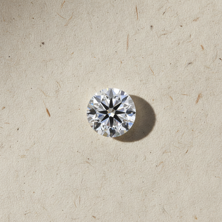 1,50 karaat ronde lab-gegroeide diamant, VS1/D