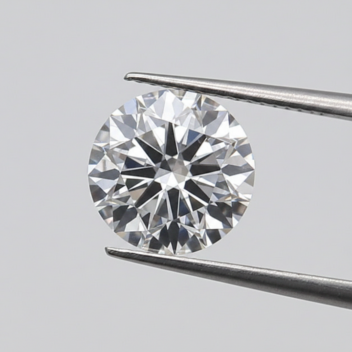 1,50 karaat ronde lab-gegroeide diamant, VS1/D