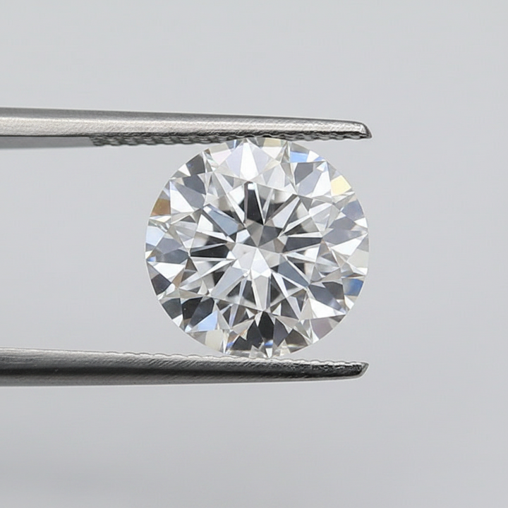 1,50 karaat ronde lab-gegroeide diamant, VS1/D