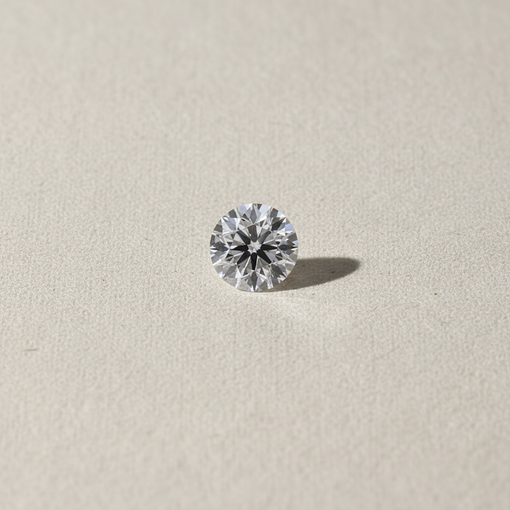 1,50 karaat ronde lab-gegroeide diamant, VS1/D