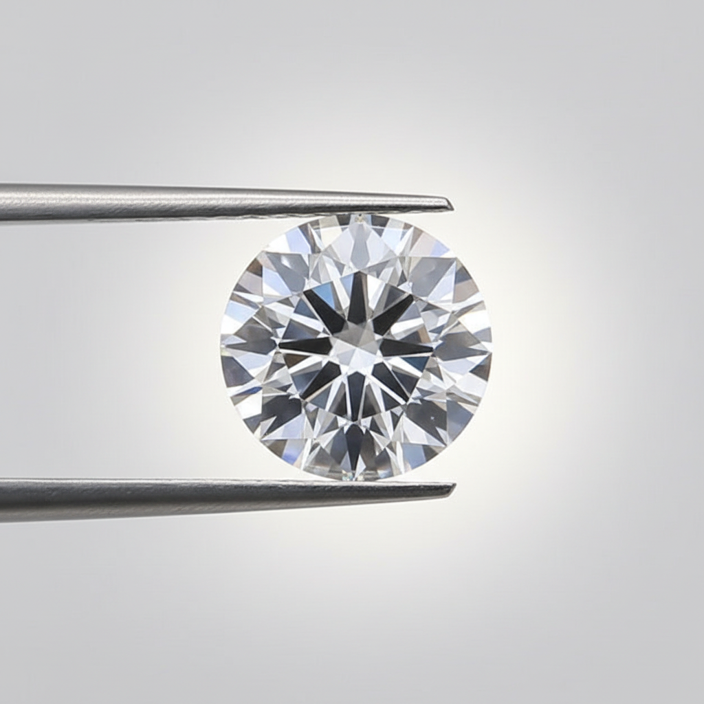1,50 karaat ronde lab-gegroeide diamant, VS1/E