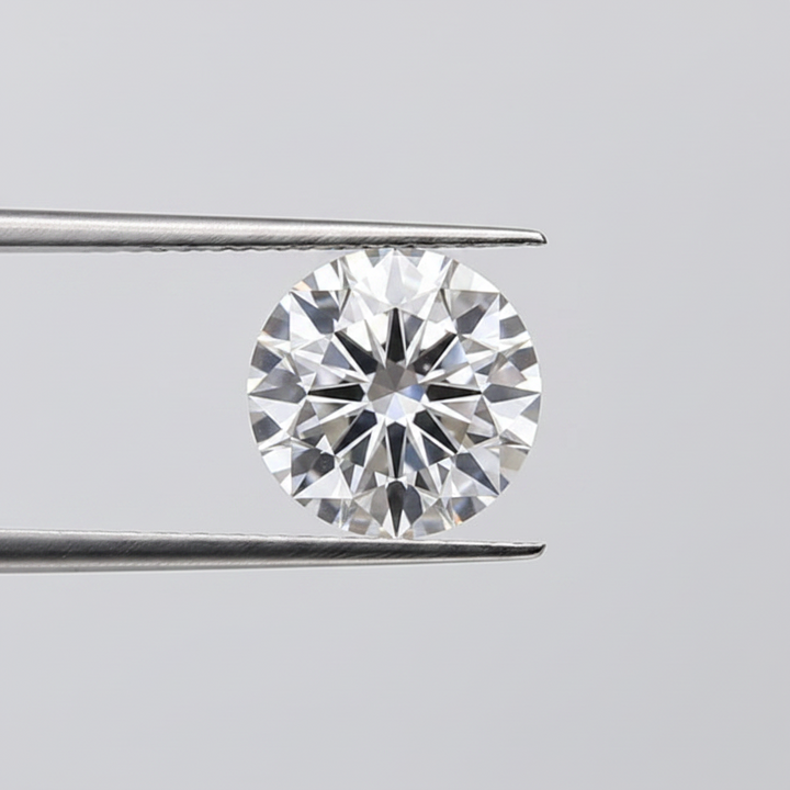 1,50 karaat ronde lab-gegroeide diamant, VS1/E