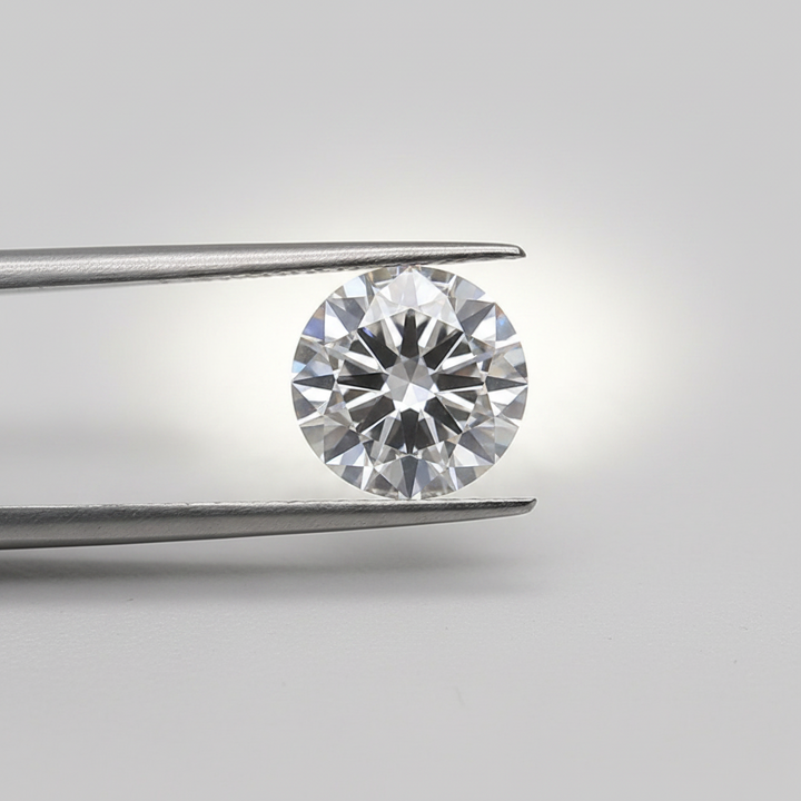 1,50 karaat ronde lab-gegroeide diamant, VS1/E