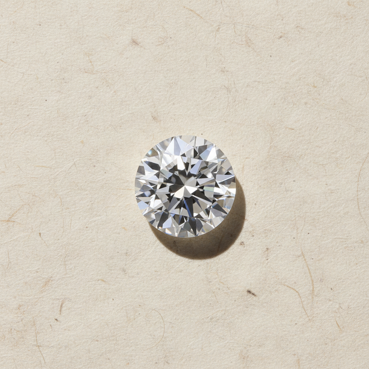 1,50 karaat ronde lab-gegroeide diamant, VS1/E
