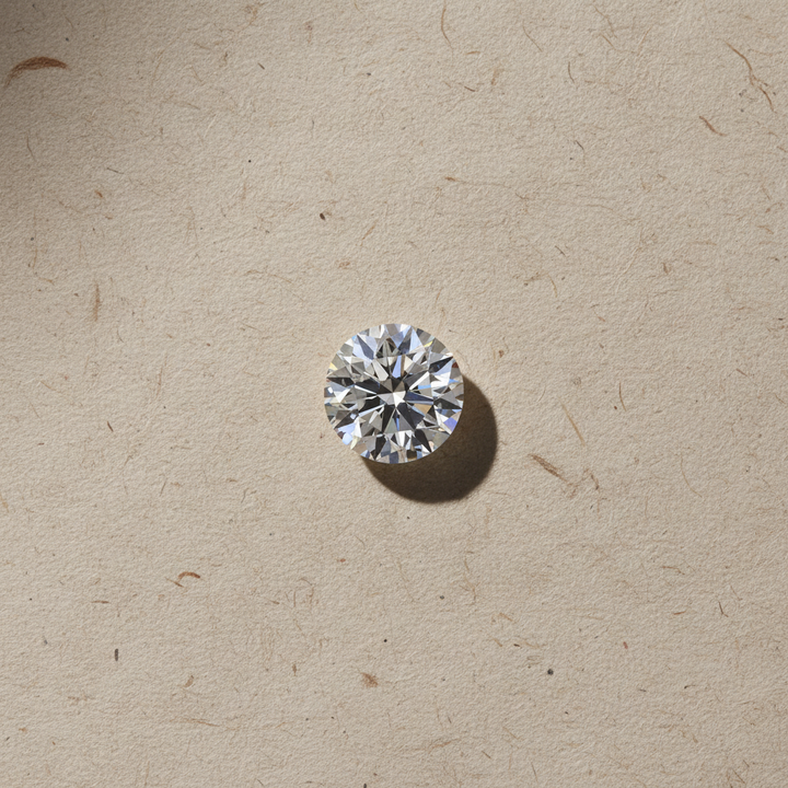 1,50 karaat ronde lab-gegroeide diamant, VS1/E