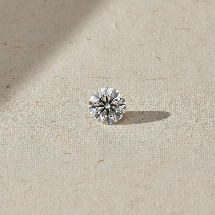 1,50 karaat ronde lab-gegroeide diamant, VS1/E