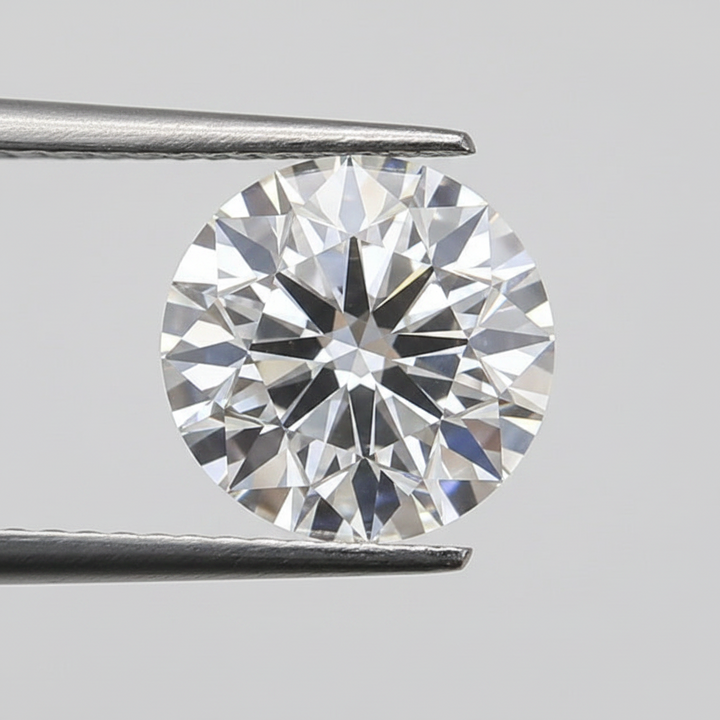 1,50 karaat ronde lab-gegroeide diamant, VS1/E