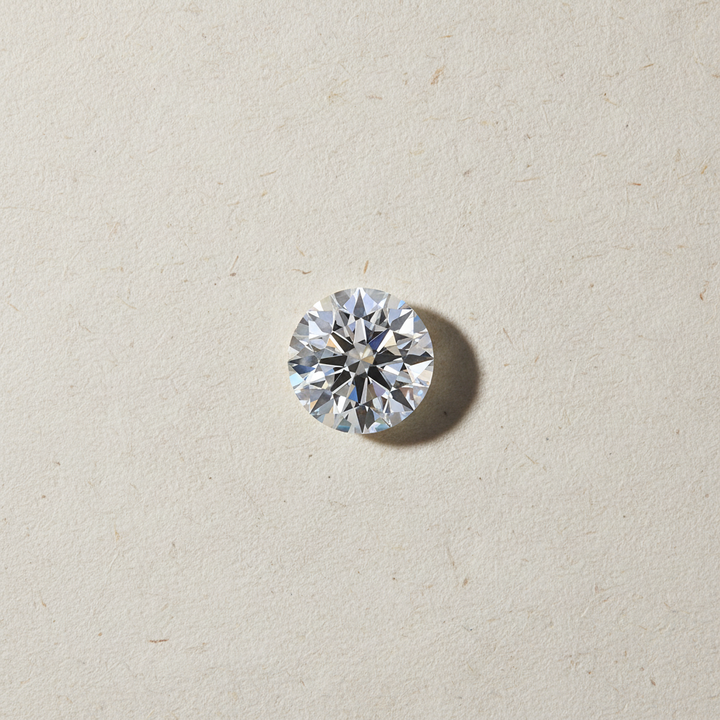 1,50 karaat ronde lab-gegroeide diamant, VS1/F