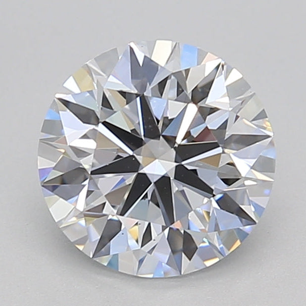 Diamante redondo cultivado em laboratório de 1,50 quilates, VS2 D