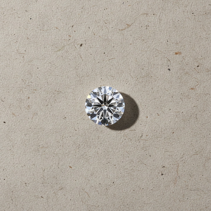 1,50 karaat ronde lab-gegroeide diamant, VS2/F