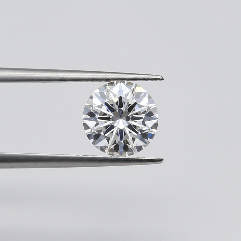 1,50 karaat ronde lab-gegroeide diamant, VVS1/D